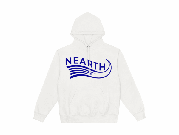Sweat à capuche Nearth Waves Blanc